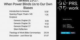 Genesis Chapters 25-27: When Power Blinds Us to Our Own Biases